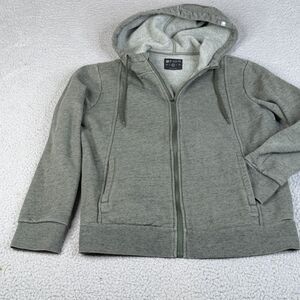 Figs Hoodie Womens M Green Sweatshirt Full Zip Sweater Pockets Medical Nurse